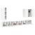 Set Dulap pentru Televizor Montat pe Perete Pe perete 6 pcs Alb GartenMobel Dekor
