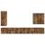 Set Dulap pentru Televizor Montat pe Perete Pe perete 6 pcs GartenMobel Dekor