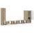 Set Dulap pentru Televizor Montat pe Perete 6 pcs Stejar Sonoma GartenMobel Dekor