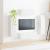Set comodă TV Pe perete 3 pcs Alb lucios Lemn compozit GartenMobel Dekor