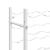 Suport sticle de vin pentru 72 sticle,alb, metal GartenMobel Dekor
