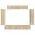 Cabinet TV 8 pcs Stejar Sonoma GartenMobel Dekor