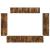 Cabinet TV 8 pcs Stejar fumuriu GartenMobel Dekor