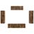 Cabinet TV 5 pcs Stejar fumuriu GartenMobel Dekor