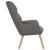 Scaun de relaxare, gri deschis, material textil GartenMobel Dekor
