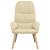 Scaun de relaxare, crem, material textil GartenMobel Dekor