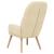 Scaun de relaxare, crem, material textil GartenMobel Dekor