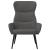 Scaun de relaxare, gri închis, material textil GartenMobel Dekor