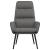 Scaun de relaxare, gri deschis, material textil GartenMobel Dekor