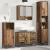 Set de mobilier pentru baie 3 pcs Lemn Vechi Lemn compozit GartenMobel Dekor