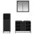 Set de mobilier pentru baie 3 pcs Lemn Vechi Lemn compozit GartenMobel Dekor