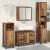 Set de mobilier pentru baie 3 pcs Lemn Vechi Lemn compozit GartenMobel Dekor