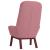 Scaun de relaxare, roz, catifea GartenMobel Dekor