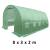 Sera solar tip tunel 8x3x2 m cu cadru galvanizat si 10 ferestre