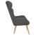 Scaun de relaxare, gri închis, material textil GartenMobel Dekor