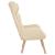 Scaun de relaxare, crem, material textil GartenMobel Dekor
