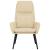 Scaun de relaxare, crem, material textil GartenMobel Dekor