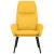 Scaun de relaxare, galben muștar, material textil GartenMobel Dekor