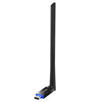 Adaptor USB wireless Tenda 300 Mbps cu antenă externă pentru PC și laptop