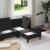 Set de mobilier pentru living 4 pcs Negru Țesătură GartenMobel Dekor