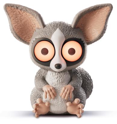 Lampa de veghe Rainy Days cu lumina reglabila si USB-C, Animalutul noptii