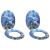Capac de toaletă cu închidere lentă 2 pcs albastru 44 x 38 cm GartenMobel Dekor