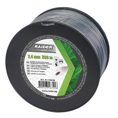 Fir pentru motocoasa rotund 2.4 mm x 260 m Raider Garden Tools