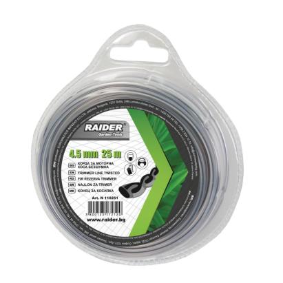 Fir răsucit pentru trimmer 4.5 mm x 25 m, rezistent și silențios