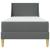 Cadru de pat cu saltea cu headboard Poliester GartenMobel Dekor