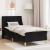 Cadru de pat cu saltea cu headboard Poliester GartenMobel Dekor
