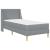 Cadru de pat cu saltea cu headboard Poliester GartenMobel Dekor