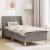 Cadru de pat cu saltea cu headboard Poliester GartenMobel Dekor