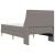 Cadru de pat cu saltea cu headboard Poliester GartenMobel Dekor