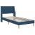 Cadru de pat cu saltea cu headboard Poliester GartenMobel Dekor