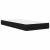 Cadru de pat cu saltea cu headboard Negru 90 x 200 cm Poliester GartenMobel Dekor