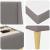 Cadru de pat cu saltea cu headboard Poliester GartenMobel Dekor