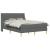 Cadru de pat cu saltea cu headboard Poliester GartenMobel Dekor
