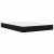 Cadru de pat cu saltea Negru 120 x 190 cm Poliester GartenMobel Dekor