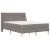 Cadru de pat cu saltea cu headboard Poliester GartenMobel Dekor