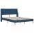 Cadru de pat cu saltea cu headboard Poliester GartenMobel Dekor