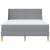 Cadru de pat cu saltea cu headboard Poliester GartenMobel Dekor