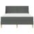 Cadru de pat cu saltea cu headboard Poliester GartenMobel Dekor