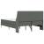 Cadru de pat cu saltea cu headboard Poliester GartenMobel Dekor