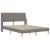 Cadru de pat cu saltea cu headboard Poliester GartenMobel Dekor