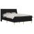 Cadru de pat cu saltea cu headboard Poliester GartenMobel Dekor