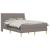 Cadru de pat cu saltea cu headboard Poliester GartenMobel Dekor