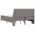 Cadru de pat cu saltea cu headboard Poliester GartenMobel Dekor