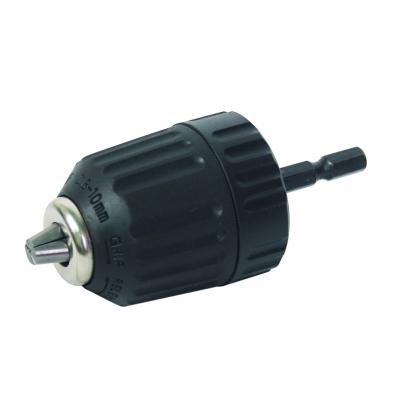 Mandrina rapida 10 mm cu adaptor 1/4 pentru bormasina, Raider