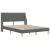 Cadru de pat cu saltea cu headboard Poliester GartenMobel Dekor