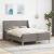 Cadru de pat cu saltea cu headboard Poliester GartenMobel Dekor